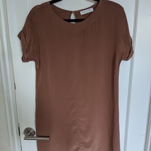 Everlane silk t-shirt dress